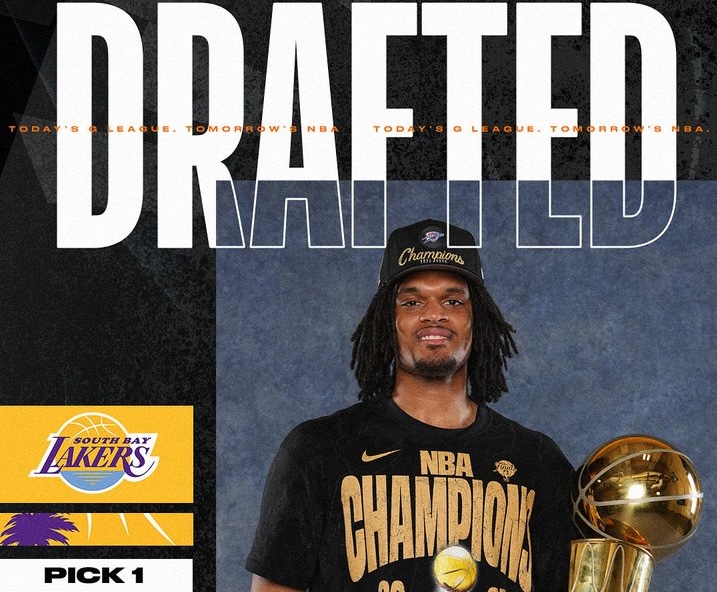 G联赛事选秀：南湾湖人用状元签选中雷霆旧将狄龙·琼斯